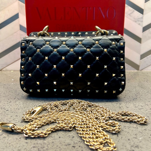Valentino Napa Small Rockstud Spike Bag Small - Picture 7 of 16